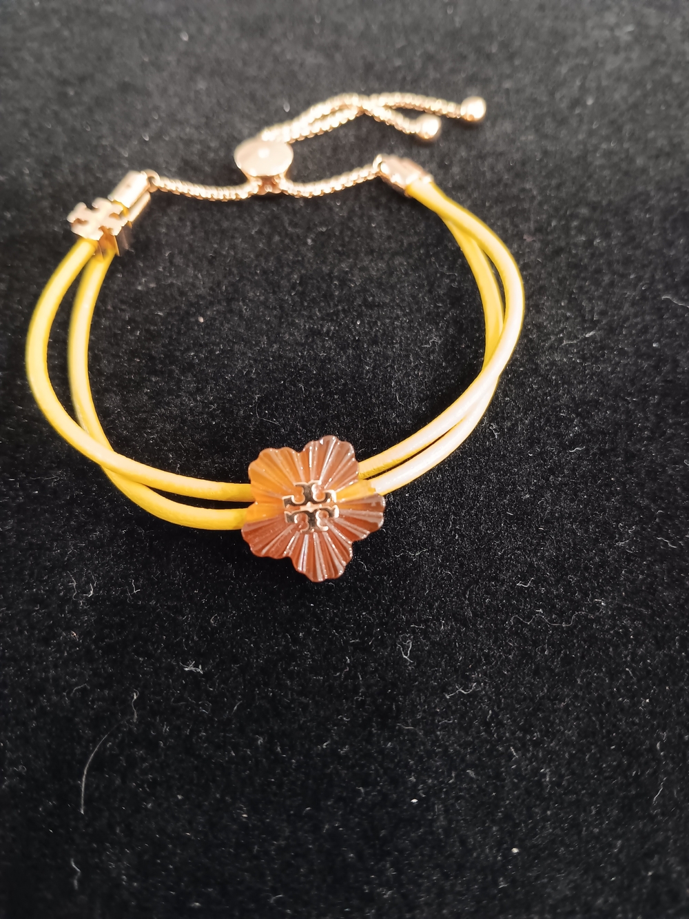 TORY BURCH Yellow Flower Bracelet - Women's Jewelry